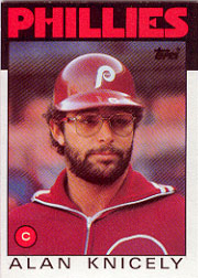 1986 Topps Baseball Cards      418     Alan Knicely